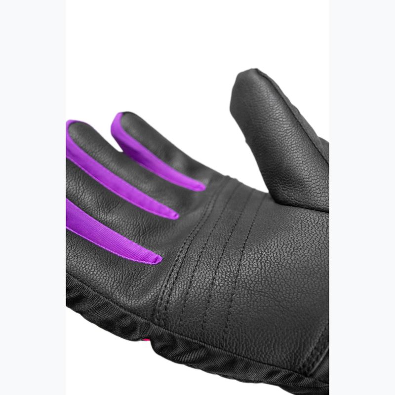 Detské lyžiarske rukavice Reusch Dan R-Tex XT Junior black/pink glo 6