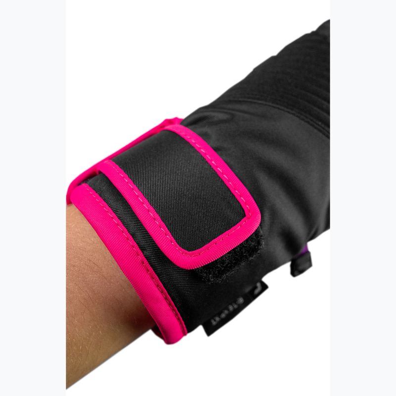 Detské lyžiarske rukavice Reusch Dan R-Tex XT Junior black/pink glo 8