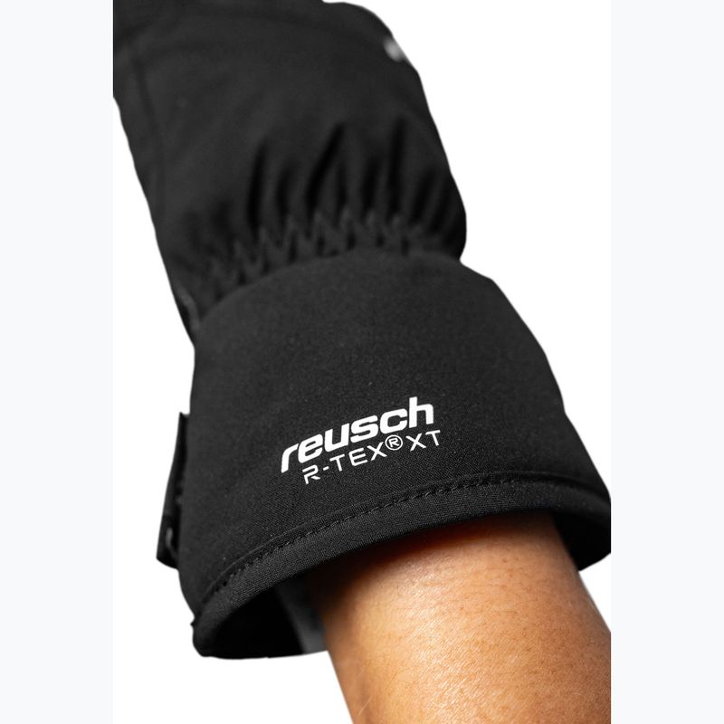 Detské lyžiarske rukavice Reusch Wonder R-TEX® XT Junior black/white 7