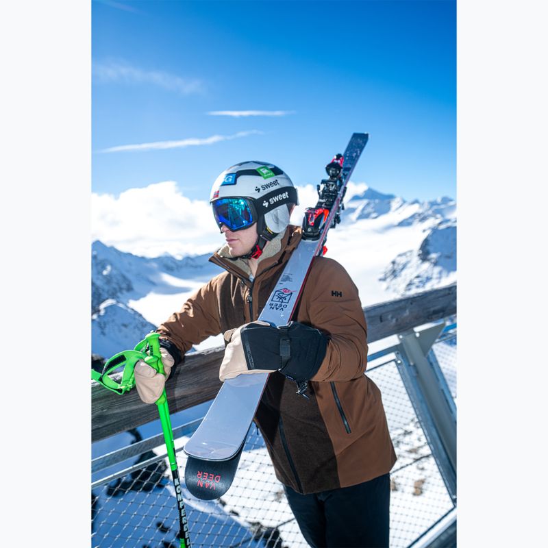 Pánske lyžiarske rukavice Reusch Duality R-Wool Lobster tan/black 8