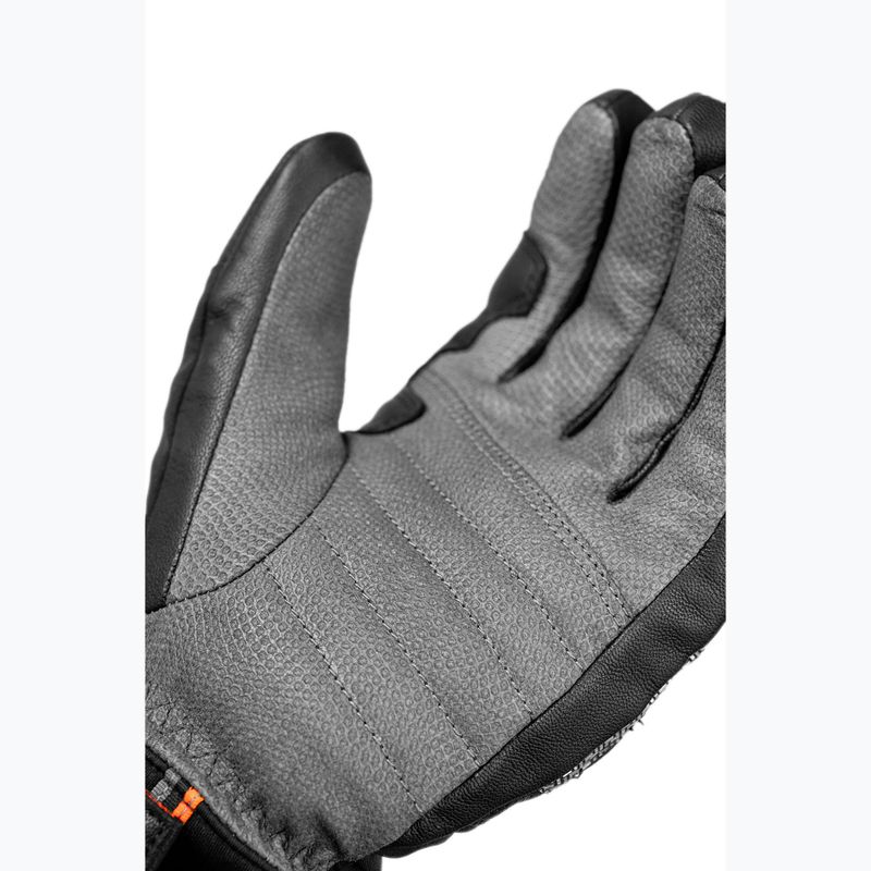 Pánske lyžiarske rukavice Reusch Alpine Master black/silver/fluorescent red 5