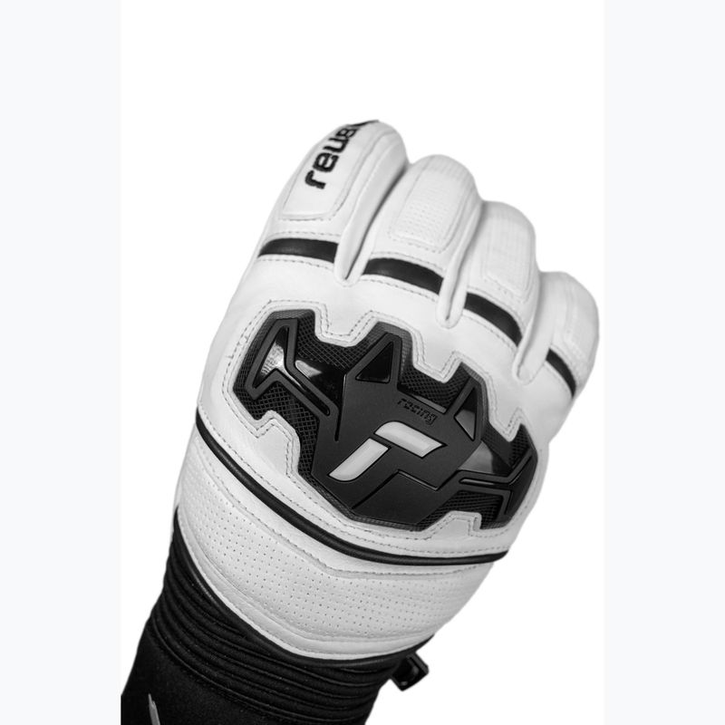 Lyžiarske rukavice Reusch Champ white / black 6
