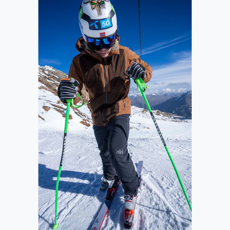 Pánske lyžiarske rukavice Reusch Ultra steel grey / black / shoc 10