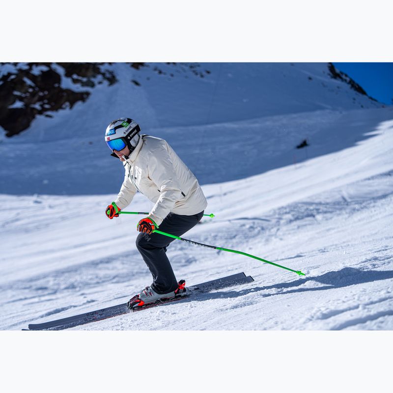 Pánske lyžiarske rukavice Reusch Ultra black/fluorescent red 8