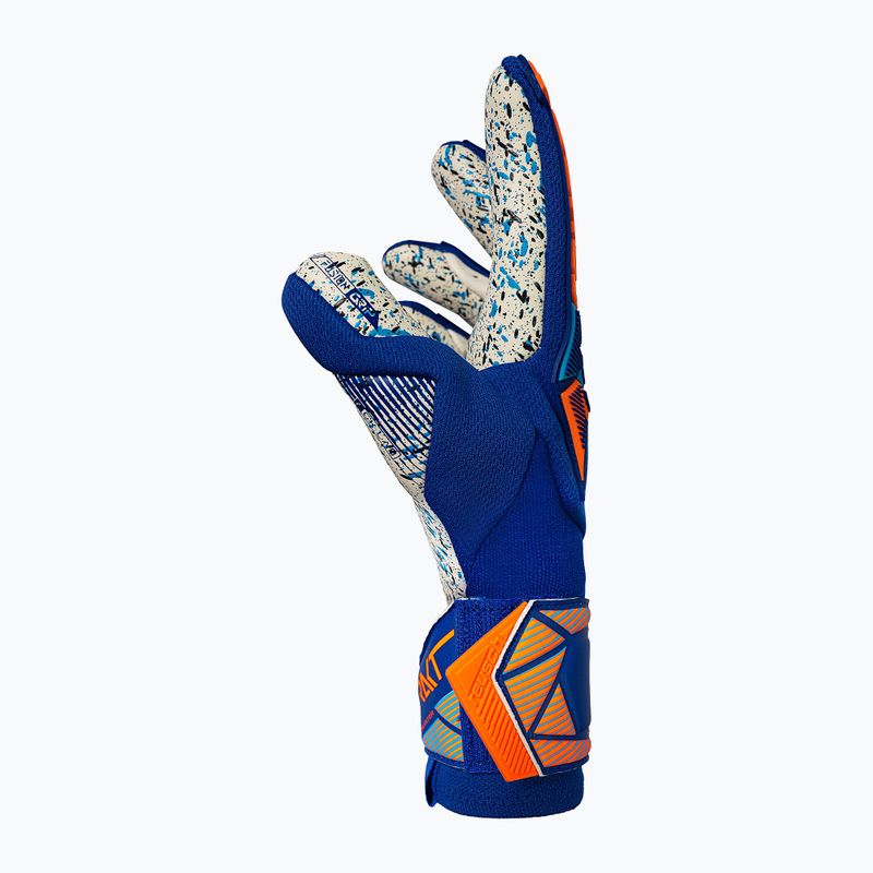 Brankárske rukavice Reusch Attrakt Freegel Fusion Goaliator sharp blue/shocking orange 4
