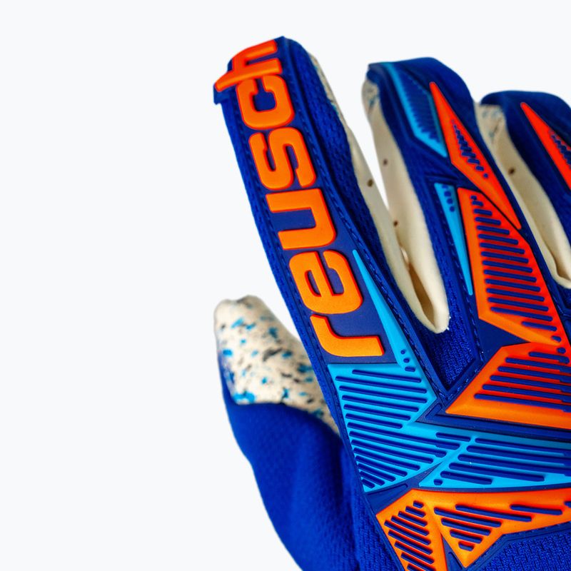 Brankárske rukavice Reusch Attrakt Freegel Fusion Goaliator sharp blue/shocking orange 5