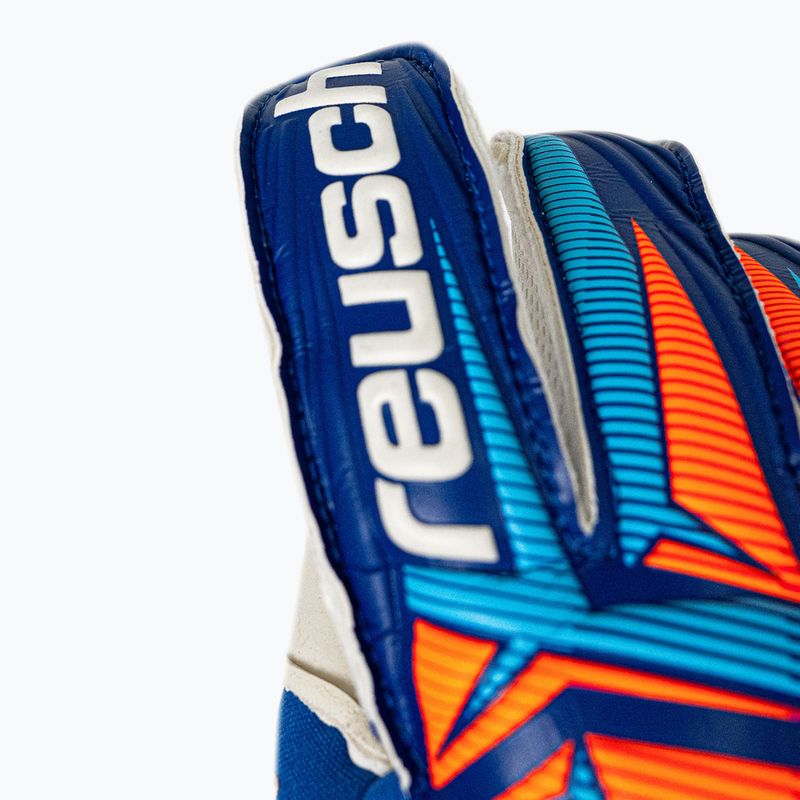 Brankárske rukavice Reusch Attrakt Duo Evolution sharp blue/white/shocking orange 6
