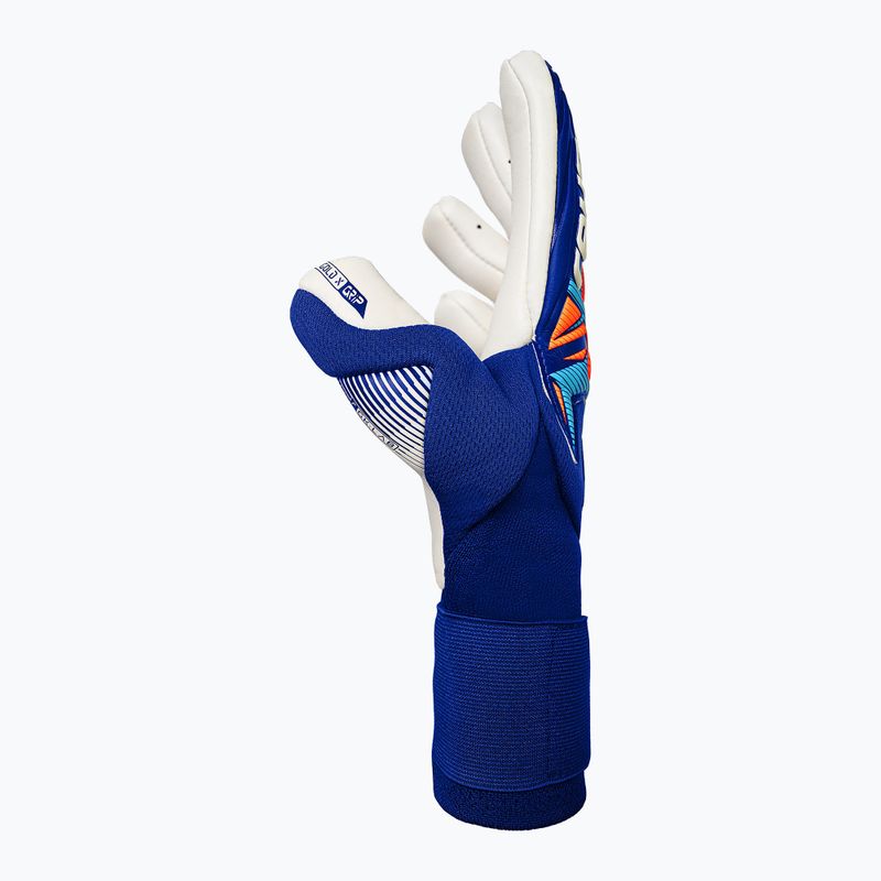 Brankárske rukavice Reusch Attrakt Gold X NC Gravity sharp blue/white/shocking orange 4