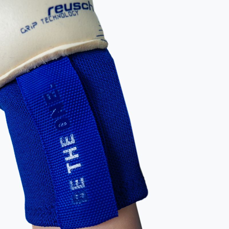 Brankárske rukavice Reusch Attrakt Gold X NC Gravity sharp blue/white/shocking orange 8