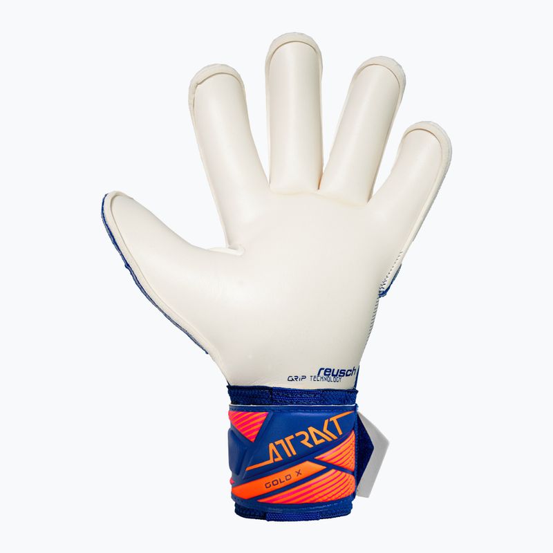 Brankárske rukavice Reusch Attrakt Gold X Roll Finger sharp blue/white/shocking orange 3