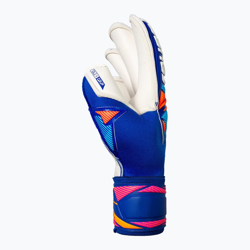 Brankárske rukavice Reusch Attrakt Gold X Roll Finger sharp blue/white/shocking orange 4