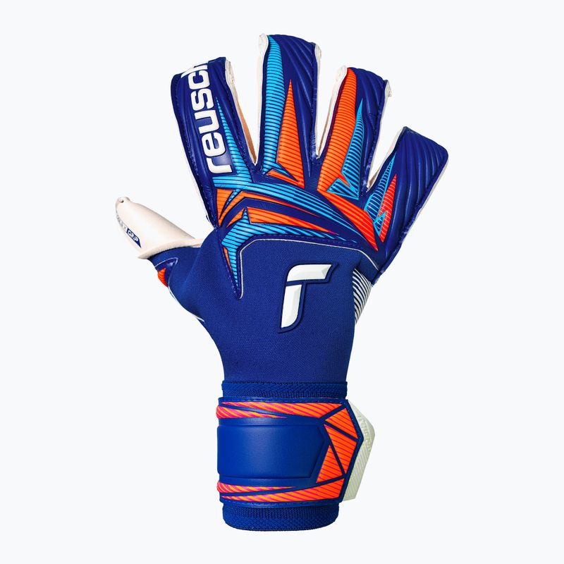 Brankárske rukavice Reusch Attrakt Gold X Evolution sharp blue/white/shocking orange 2
