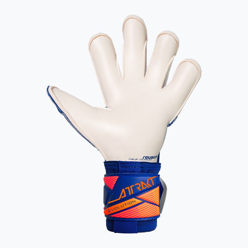 Brankárske rukavice Reusch Attrakt Gold X Evolution sharp blue/white/shocking orange 3