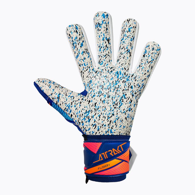 Brankárske rukavice Reusch Attrakt Fusion NC sharp blue/white/shocking orange 3