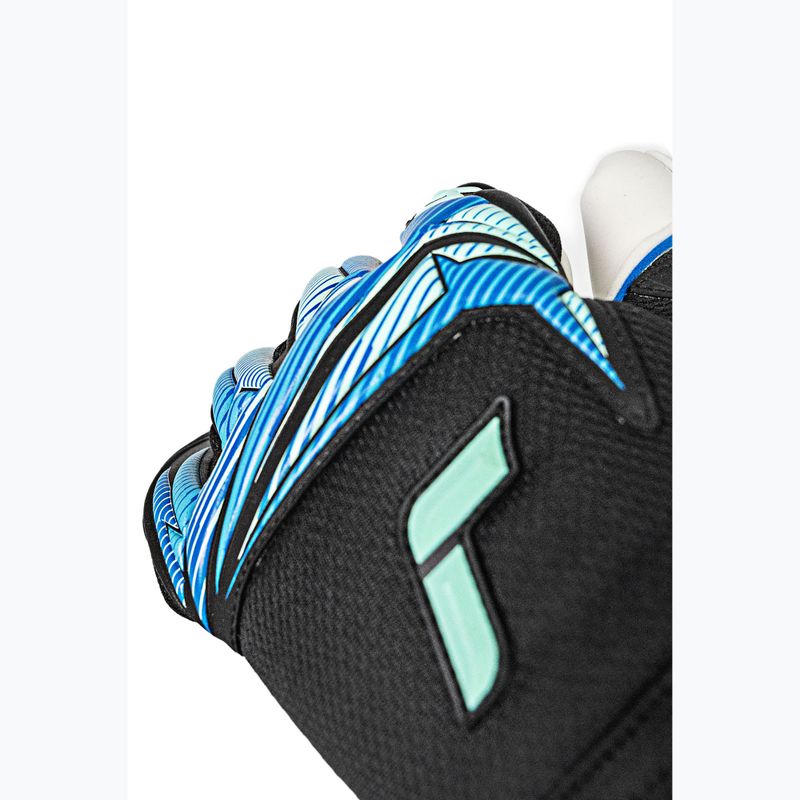 Brankárske rukavice Reusch Attrakt RE:GRIP NC black/ocean light 7