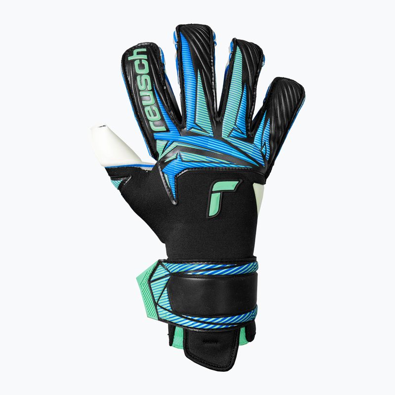 Brankárske rukavice Reusch Attrakt RE:GRIP Evolution black/ocean light 3