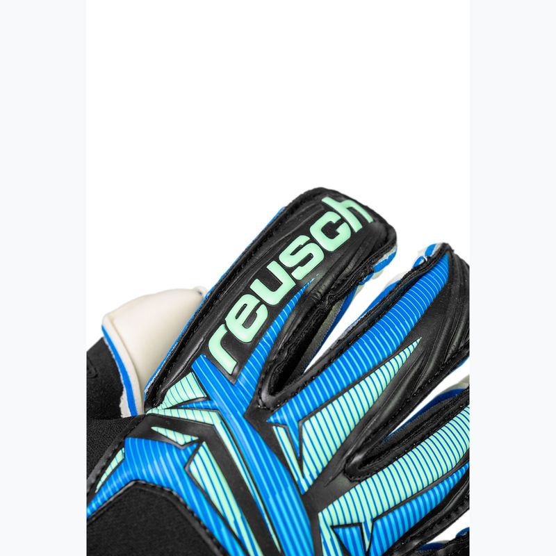 Brankárske rukavice Reusch Attrakt RE:GRIP Evolution black/ocean light 6