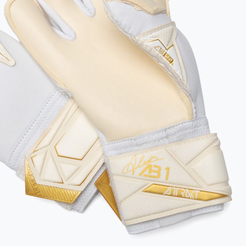 Brankárske rukavice Reusch Attrakt AB1 Duo white/gold 5