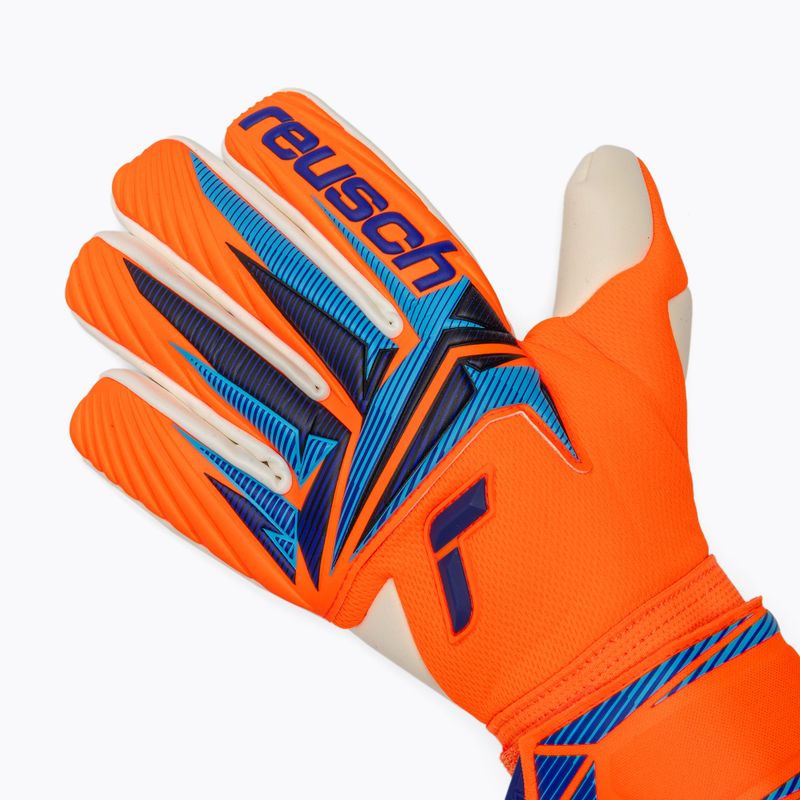 Brankárske rukavice Reusch Attrakt Gold X NC shocking orange/blue 4