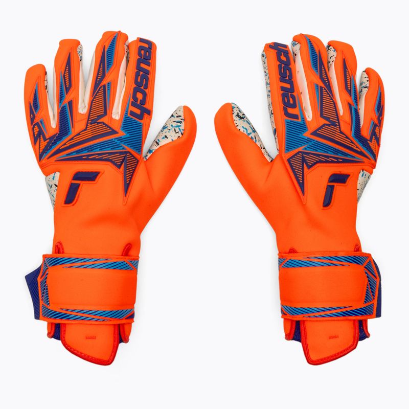 Brankárske rukavice Reusch Attrakt Freegel Fusion shocking orange/blue 2
