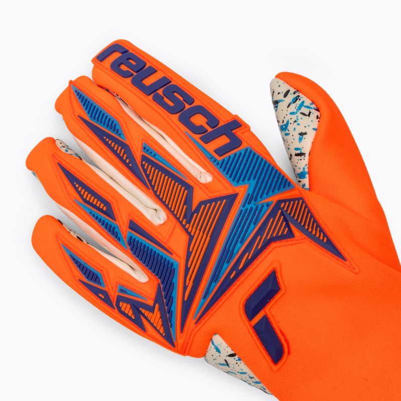 Brankárske rukavice Reusch Attrakt Freegel Fusion shocking orange/blue 4