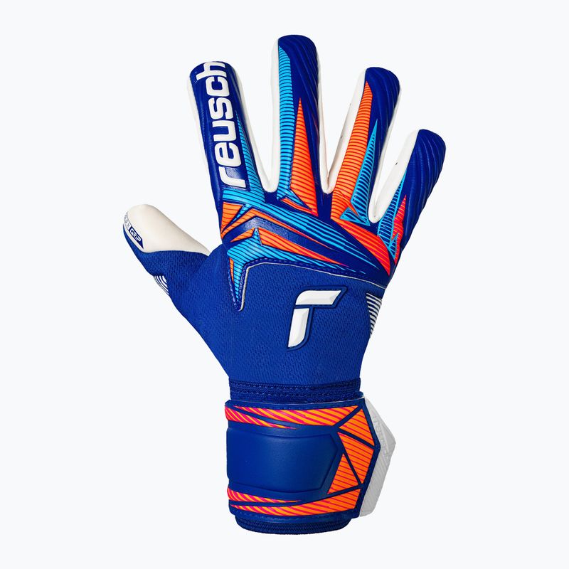 Brankárske rukavice Reusch Attrakt Gold X NC sharp blue/white/shocking orange 2