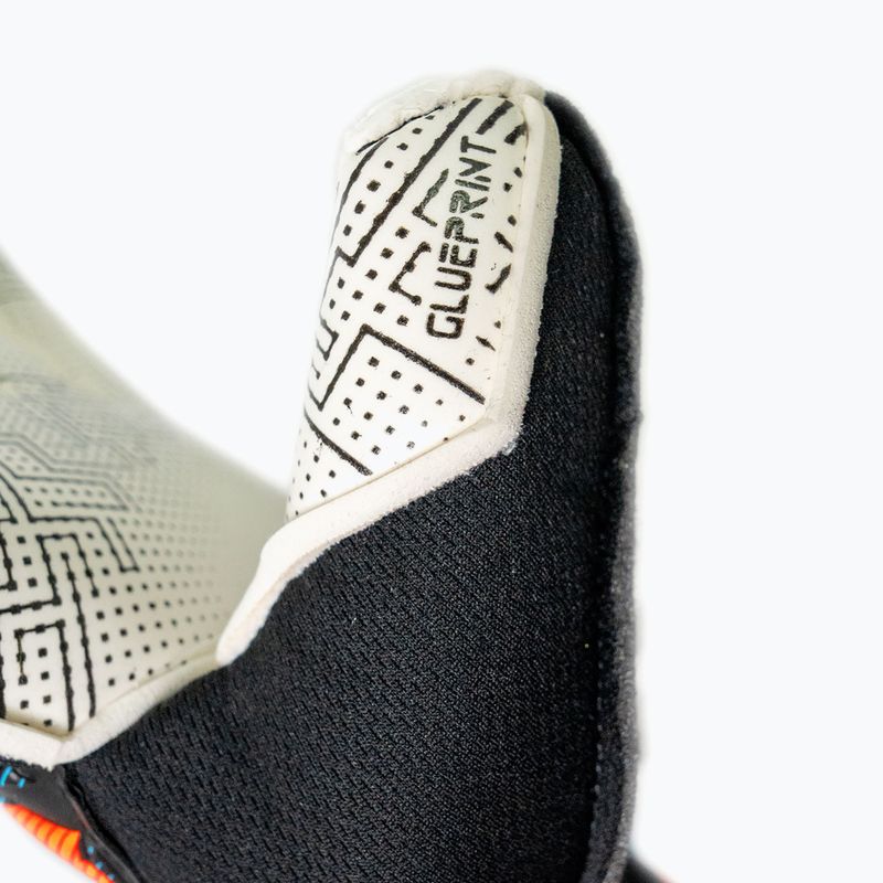 Brankárske rukavice Reusch Attrakt Advance Evolution Glueprint black/aqua blue/shocking orange 7