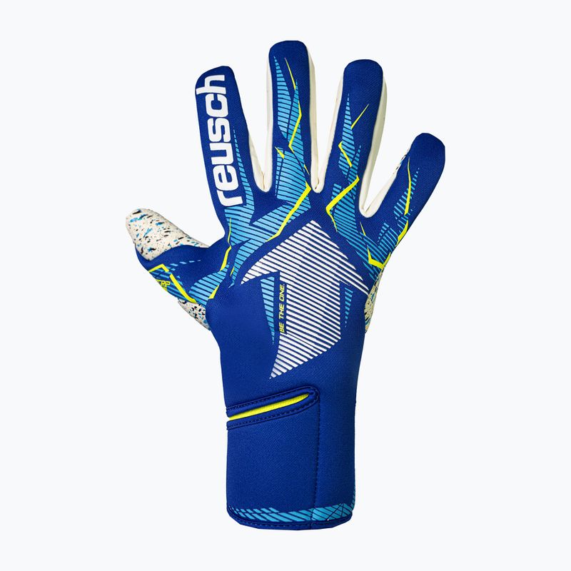 Brankárske rukavice Reusch Fastgrip Fusion sharp blue/white 2