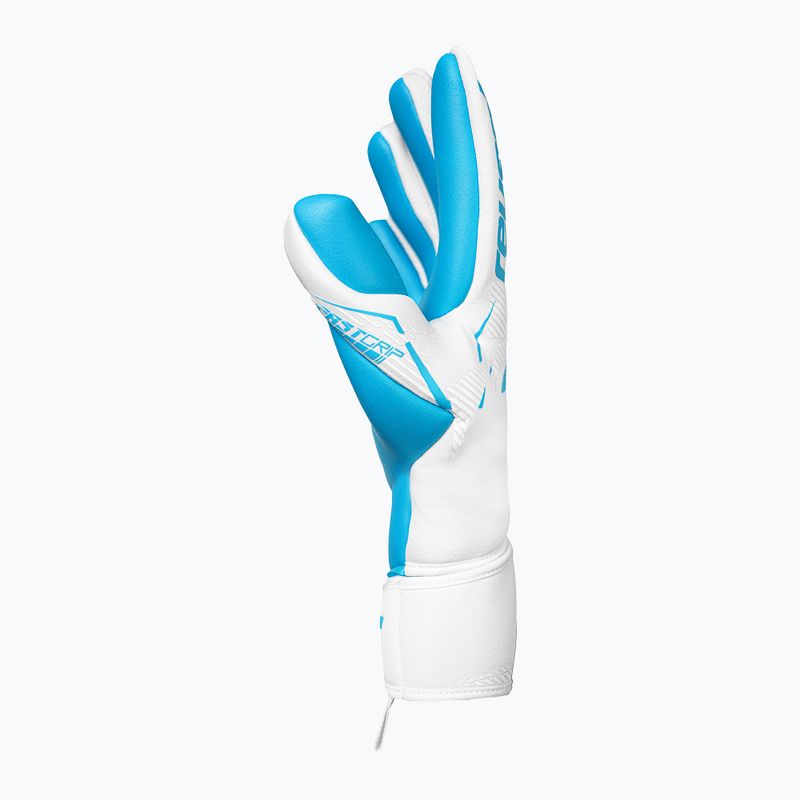 Brankárske rukavice Reusch Fastgrip Aqua white/aqua blue 2