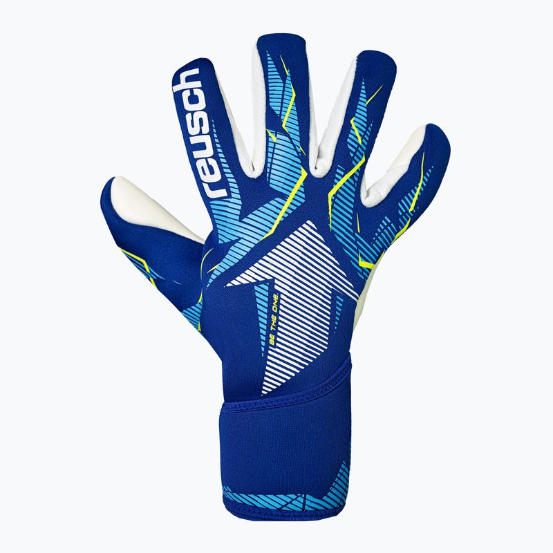 Detské brankárske rukavice Reusch Fastgrip Advance Junior sharp blue/white 2