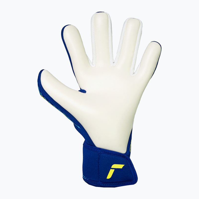 Detské brankárske rukavice Reusch Fastgrip Advance Junior sharp blue/white 3