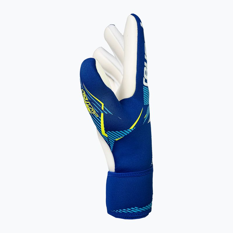 Detské brankárske rukavice Reusch Fastgrip Advance Junior sharp blue/white 4
