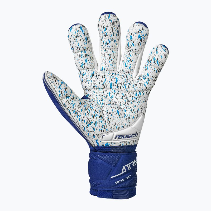 Brankárske rukavice Reusch Attrakt Freegel Fusion Ortho-Tec premium blue/white 3