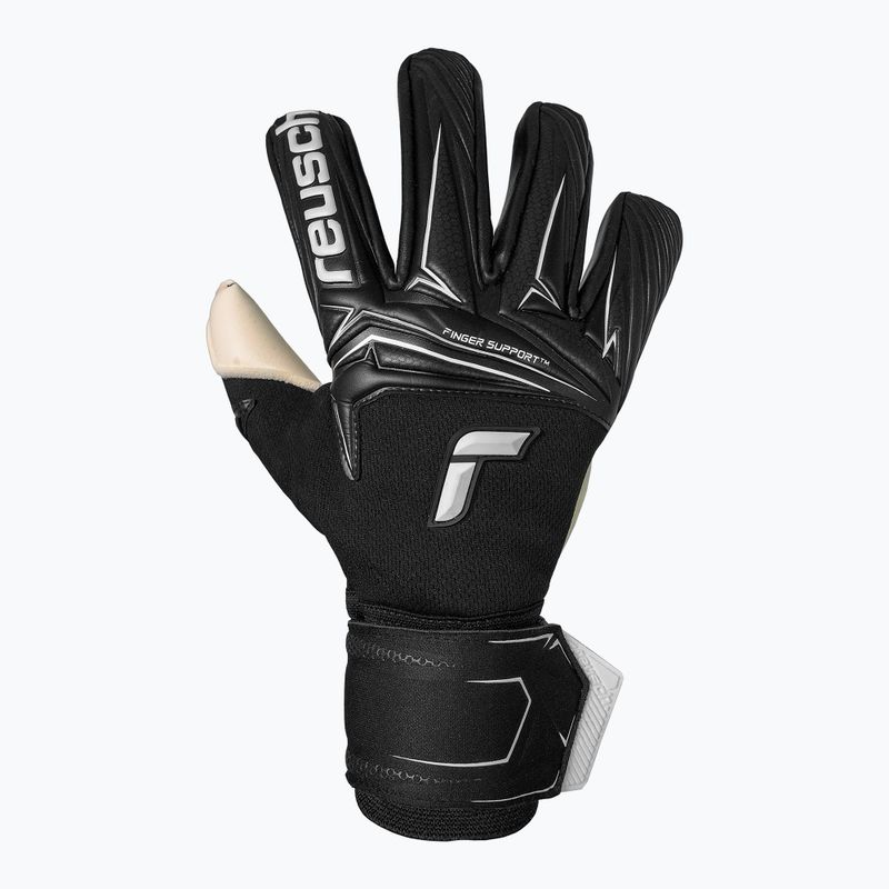 Brankárske rukavice Reusch Attrakt Gold X NC Finger Support black/white 2