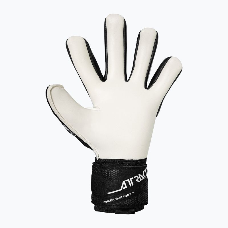 Brankárske rukavice Reusch Attrakt Gold X NC Finger Support black/white 3