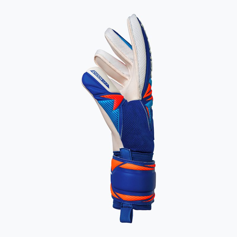Brankárske rukavice Reusch Attrakt Advance sharp blue/white/shocking orange 4