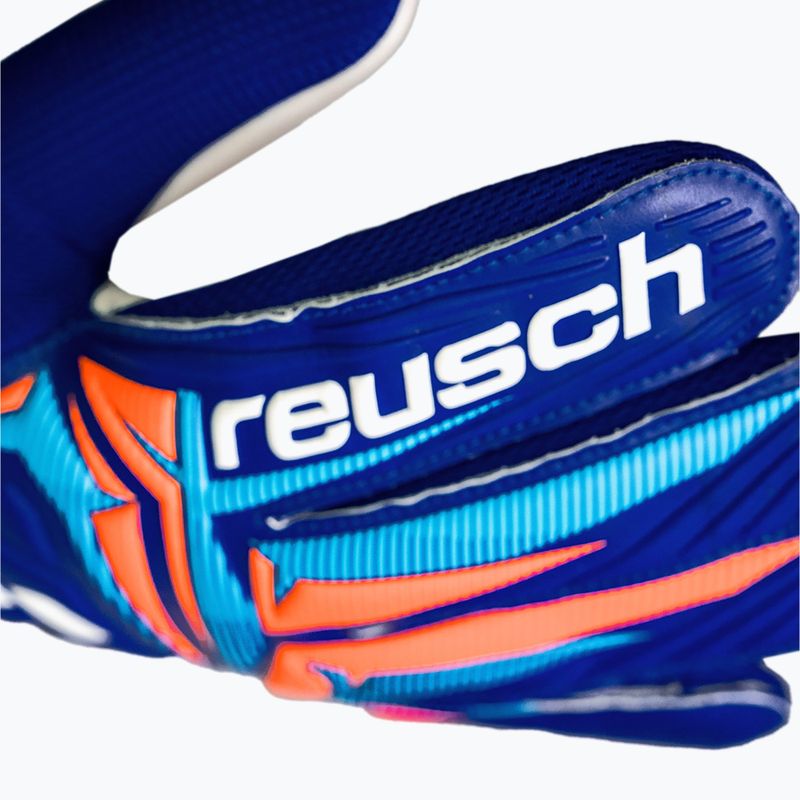 Brankárske rukavice Reusch Attrakt Starter Solid sharp blue/white/shocking orange 7