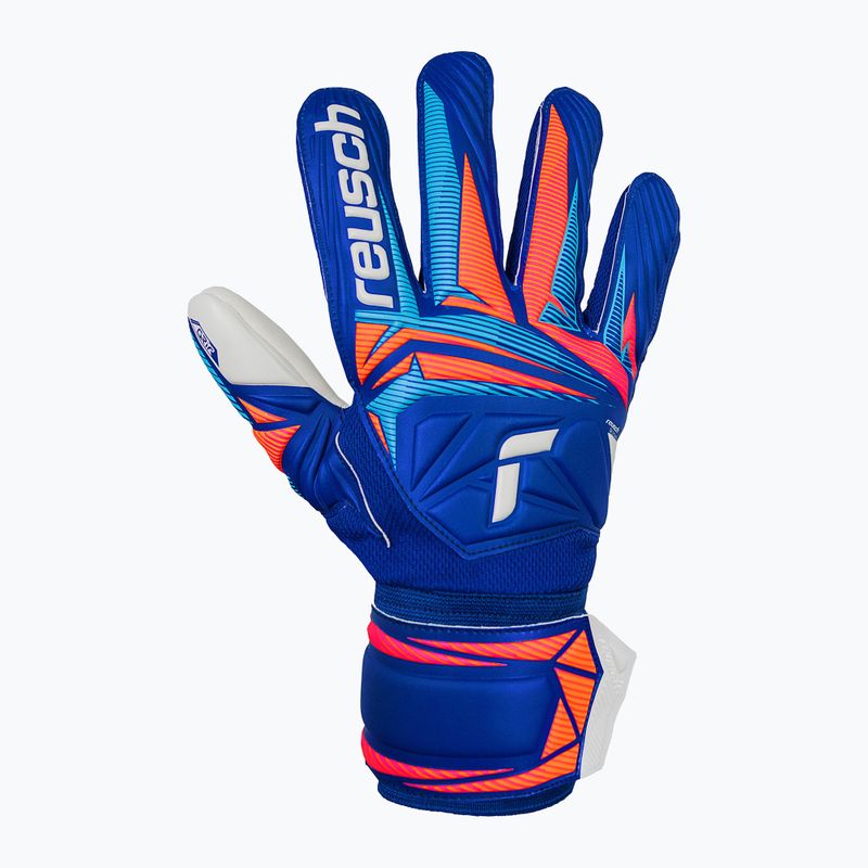 Brankárske rukavice Reusch Attrakt Grip sharp blue/white/shocking orange 2