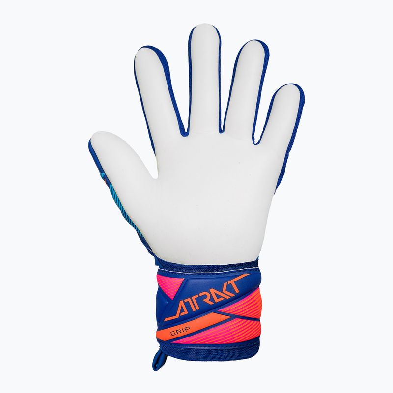 Brankárske rukavice Reusch Attrakt Grip sharp blue/white/shocking orange 3