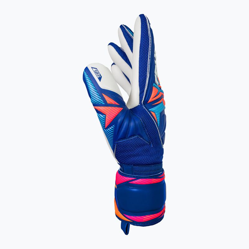 Brankárske rukavice Reusch Attrakt Grip sharp blue/white/shocking orange 4
