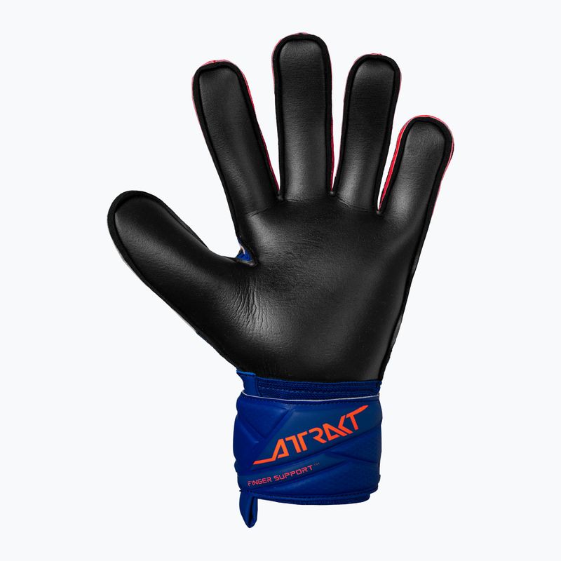 Brankárske rukavice Reusch Attrakt Infinity Finger Support sharp blue/shocking orange/black 3