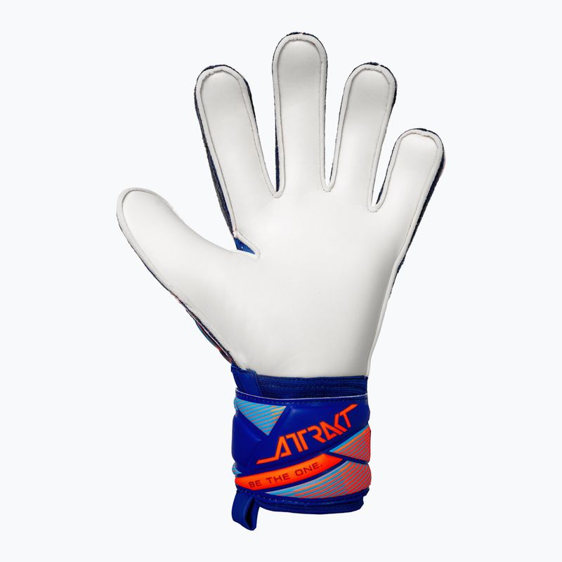 Brankárske rukavice Reusch Attrakt Solid sharp blue/shocking orange 3