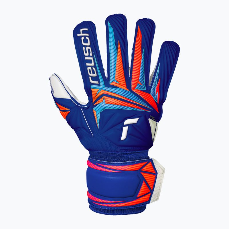 Detské brankárske rukavice Reusch Attrakt Advance Junior sharp blue/white/shocking orange 2