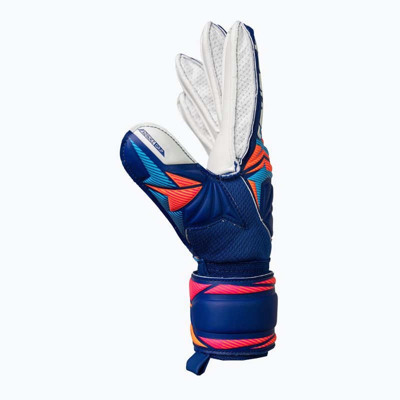 Detské brankárske rukavice Reusch Attrakt Advance Junior sharp blue/white/shocking orange 4