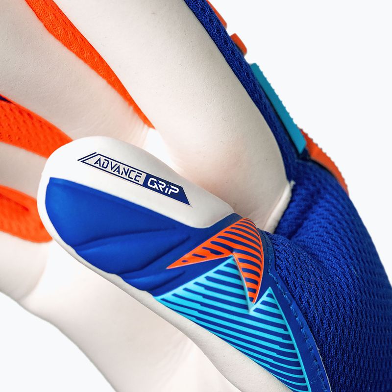 Detské brankárske rukavice Reusch Attrakt Freegel Advance Junior sharp blue/shocking orange 8