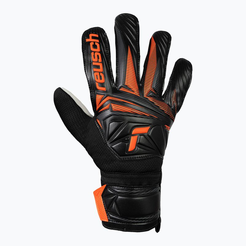 Brankárske rukavice Reusch Attrakt Starter Solid black/shocking orange 2