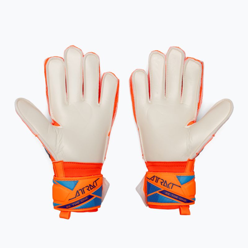 Brankárske rukavice Reusch Attrakt Solid shocking orange/blue 3