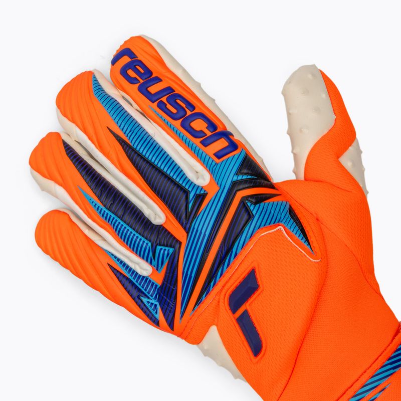 Brankárske rukavice Reusch Attrakt SpeedBump Guardian shocking orange/blue 4