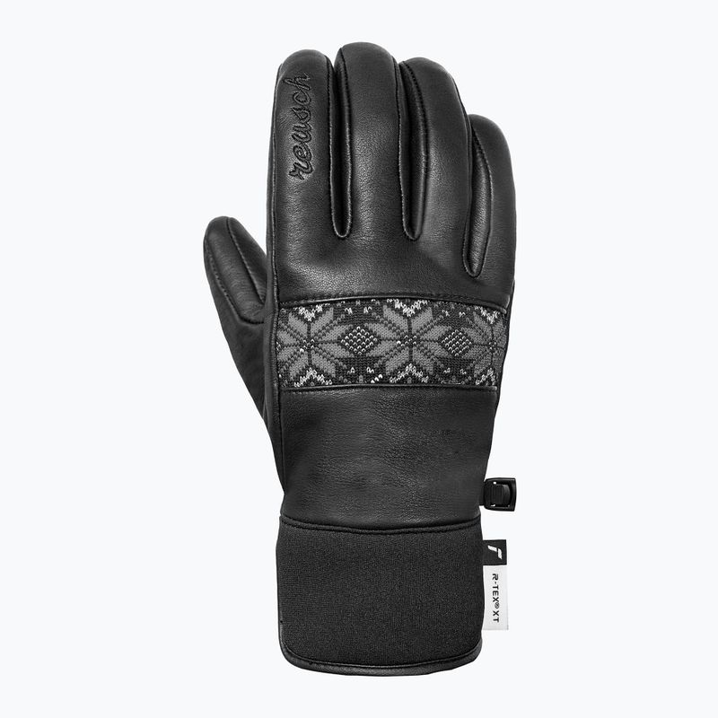 Dámske lyžiarske rukavice Reusch Charlize R-Tex XT black/steel gray/silver 2