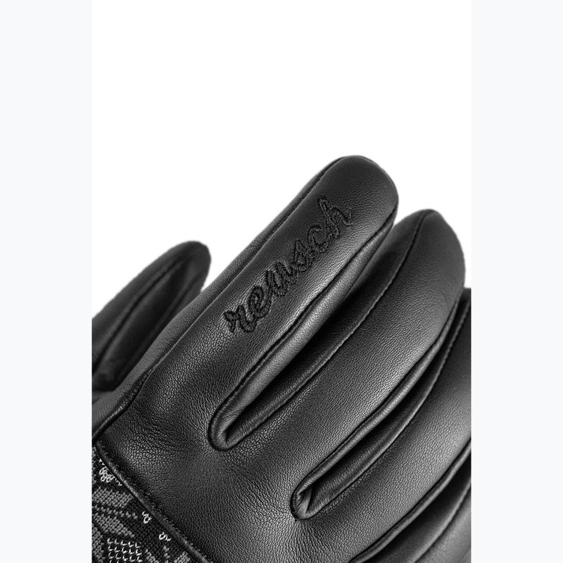 Dámske lyžiarske rukavice Reusch Charlize R-Tex XT black/steel gray/silver 4